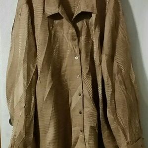 Long sleeve button down blouse